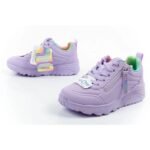 Skechers Uno Lite childrens sports sneakers shoes purple comfortable - Image 8