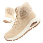 Skechers Uno Rugged Womens Insulated Winter Boots Brown