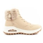 Skechers Uno Rugged Womens Insulated Winter Boots Brown - Image 4
