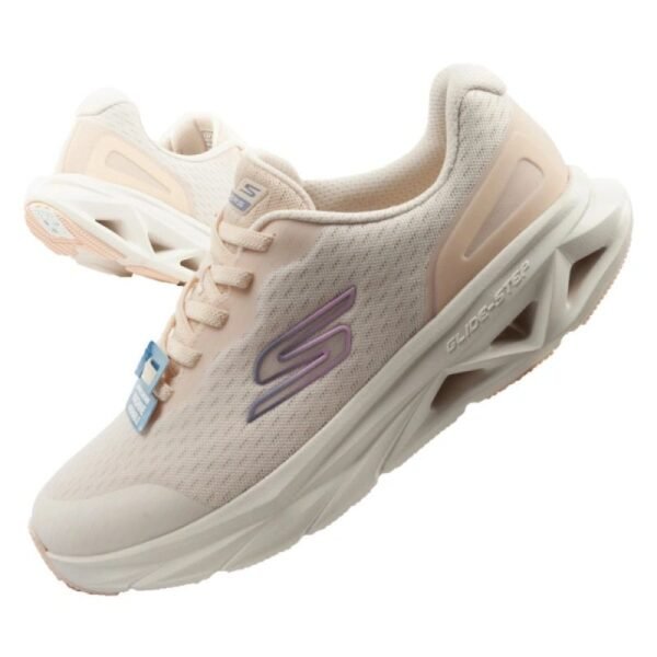 Skechers womens shoes sneakers Glide-Step Vortex comfortable ecru