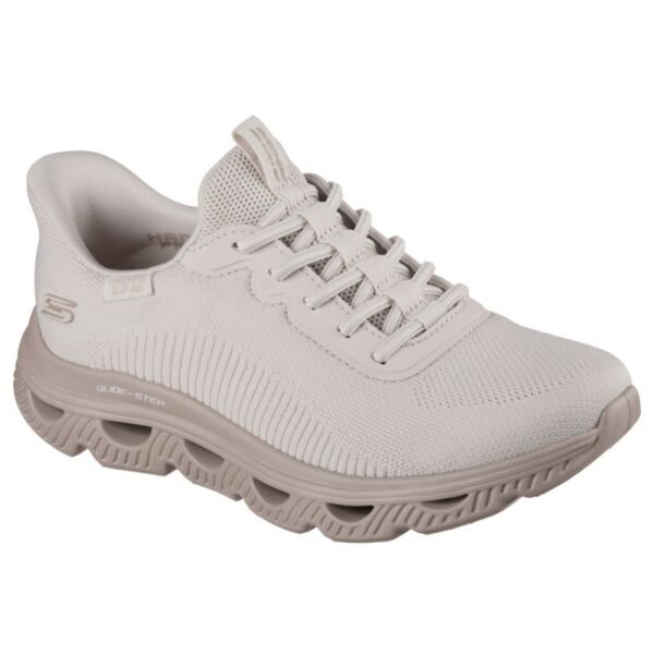 Skechers womens sneakers Slip-In BOBS ARC WAVES 117629 NAT