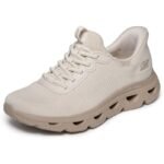 Skechers womens sneakers Slip-In BOBS ARC WAVES 117629 NAT - Image 6