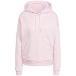 Womens adidas Essentials Small Logo Feel Cozy Hoodie Pink JN1856 - Image 2