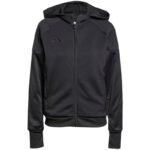 Womens adidas Tiro 25 Hoodie Full-Zip Black JD9079 - Image 2