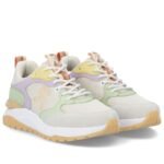 Womens beige sneakers shoes Rieker W2506-60 - Image 3