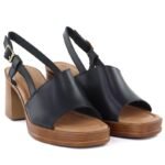 Womens black high-heeled sandals Potocki 54324 - Image 4