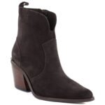 Womens brown leather cowboy boots Big Star TT274956