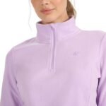 Womens fleece sweatshirt 4F F069 light purple 4FWAW25UFLEF069 52S - Image 5