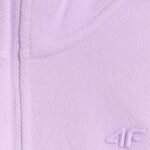 Womens fleece sweatshirt 4F F069 light purple 4FWAW25UFLEF069 52S - Image 6