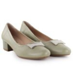 Womens olive pumps Jezzi 200-15 - Image 4