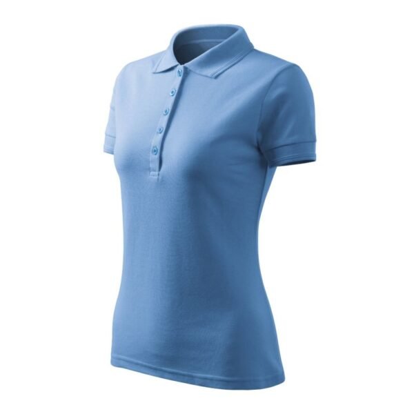 Womens Pique Polo Free Polo Shirt (Blue)