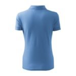 Womens Pique Polo Free Polo Shirt (Blue) - Image 3