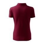 Womens Pique Polo Polo Shirt (garnet) - Image 3