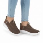 Womens slip-on brown sports shoes Potocki BK01312 - Image 5
