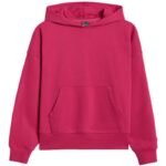 Womens sweatshirt 4F F1887 dark pink 4FWAW25TSWSF1887 53S - Image 2