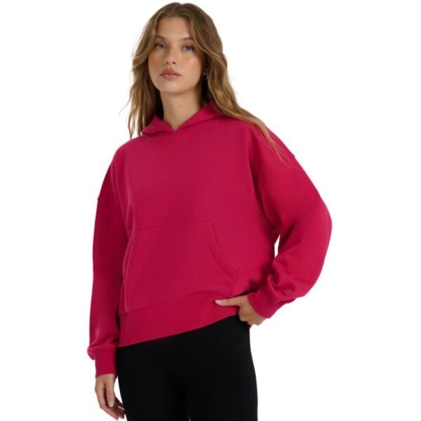 Womens sweatshirt 4F F1887 dark pink 4FWAW25TSWSF1887 53S