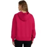Womens sweatshirt 4F F1887 dark pink 4FWAW25TSWSF1887 53S - Image 3