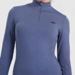 Womens thermal sweatshirt 4F F098 denim 4FWAW25UBRUF098 32S - Image 5