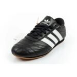 Adidas womens sports shoes Taekwondo Lace black fashionable leather - Image 3