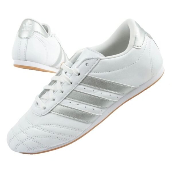 Adidas womens sports shoes Taekwondo Lace white fashionable leather