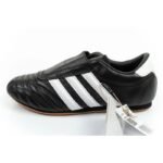 Adidas Womens Taekwondo Sports Shoes Black Leather Slip-On - Image 2