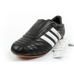 Adidas Womens Taekwondo Sports Shoes Black Leather Slip-On - Image 3