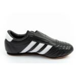 Adidas Womens Taekwondo Sports Shoes Black Leather Slip-On - Image 4
