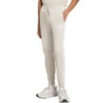 Mens adidas 3-Stripes Tricot Regular Tapered Pants Beige JY7721