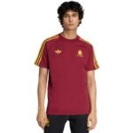 Mens adidas AS Roma Originals Tee burgundy JZ7185