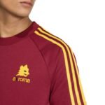 Mens adidas AS Roma Originals Tee burgundy JZ7185 - Image 4