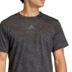Mens adidas D4T Power Aop Tee Black KF3097 - Image 4