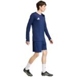 Mens adidas Entrada 26 Long Sleeve Jersey Navy Blue KF5850 - Image 7