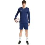 Mens adidas Entrada 26 Long Sleeve Jersey Navy Blue KF5850 - Image 8