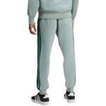 Mens adidas Essentials 3-Stripes Fleece Pants Mint KD4836 - Image 3