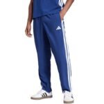 Mens adidas Essentials 3-Stripes Stanford Open Hem Pants Blue JE6400