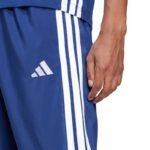 Mens adidas Essentials 3-Stripes Stanford Open Hem Pants Blue JE6400 - Image 5