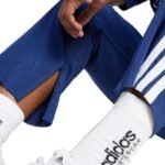 Mens adidas Essentials 3-Stripes Stanford Open Hem Pants Blue JE6400 - Image 6