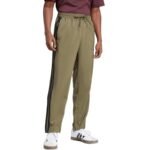 Mens adidas Essentials 3-Stripes Stanford Open Hem Pants Olive JE6401 - Image 4