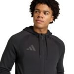 Mens adidas Tiro 26 Travel Sweat Hoodie Black KF6075 - Image 4
