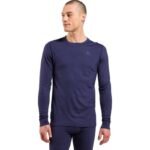 Odlo BL TOP crew neck l/s MERINO 200 long sleeve thermal underwear size M Blue