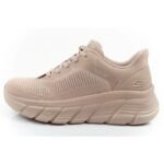 Skechers womens sports shoes Bobs B Flex SLIP-INS beige comfortable - Image 2