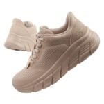 Skechers womens sports shoes Bobs B Flex SLIP-INS beige comfortable