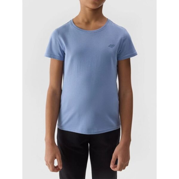 100% cotton plain girls T-shirt 4F Junior
