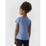 100% cotton plain girls T-shirt 4F Junior - Image 4