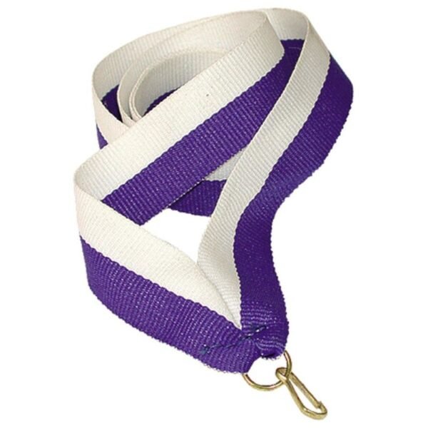 11 mm ribbon - white and blue