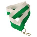 11 mm ribbon - white and green - Image 3