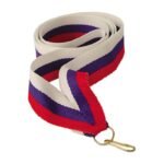 11 mm ribbon - white, blue, and red