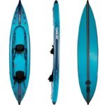 2-PERSON KAYAK 465x74x42CM LAMINATED PVC BLUE ENERO - Image 2