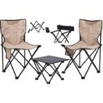 3-in-1 FOLDABLE TRAVEL SET: TABLE AND 2 CHAIRS REDCLIFFS BEIGE - Image 7