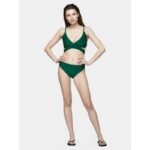 4F Womens Swimsuit Bikini Bottom 4F H4L21-KOS003D-46 Green - Image 2